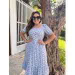 Vestido Rebeca Azul Liberty