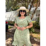 Vestido Rebeca Verde Liberty