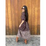Vestido Giovana Marrom