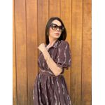 Vestido Giovana Marrom