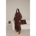 Vestido Maya Marrom