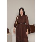 Vestido Maya Marrom