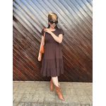 Vestido Aline Marrom