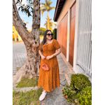 Vestido Andreza Amarelo Liberty