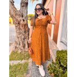 Vestido Andreza Amarelo Liberty