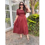 Vestido Noemi Vinho