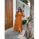 Vestido Pérola Terracota