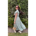 Vestido Catarina Liberty Verde