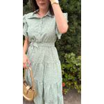 Vestido Catarina Liberty Verde