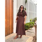 Vestido Marília Marrom