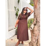 Vestido Marília Marrom