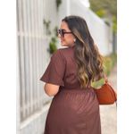 Vestido Marília Marrom