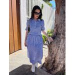 Conjunto Luna Azul Listrado