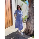 Conjunto Luna Azul Listrado