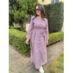 Chemise Patricia Roxo Estampado