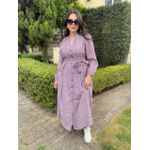 Chemise Patricia Roxo Estampado