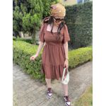 Vestido Clarice Marrom