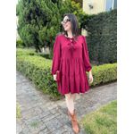 Vestido Laura Marsala