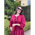Vestido Laura Marsala