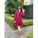 Vestido Laura Marsala