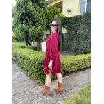 Vestido Laura Marsala