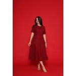 Vestido Luiza Vinho