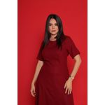 Vestido Luiza Vinho