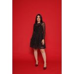 Vestido Cereja Preto 