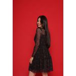 Vestido Cereja Preto 