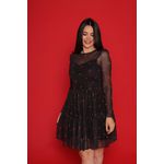 Vestido Cereja Preto 