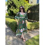 Vestido Miriam Verde Mix Estampas