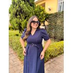 Vestido Serena Azul Marinho