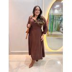 Vestido Gabriela Marrom
