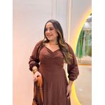 Vestido Gabriela Marrom