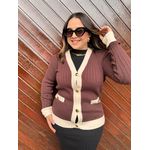 Casaco Charlotte Marrom