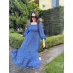Vestido Rafaela Azul Liberty