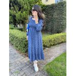 Vestido Rafaela Azul Liberty