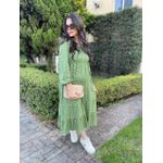 Vestido Rafaela Verde Liberty