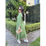 Vestido Rafaela Verde Liberty