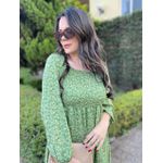 Vestido Rafaela Verde Liberty