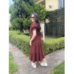 Vestido Mayumi Marrom