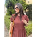 Vestido Mayumi Marrom