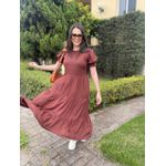 Vestido Mayumi Marrom