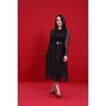 Vestido Eliza Preto Cereja