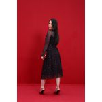 Vestido Eliza Preto Cereja