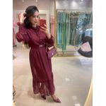 Vestido Maya Marsala