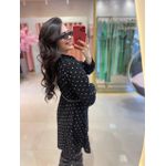 Vestido Milena Preto Poá