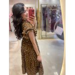Vestido Catarina Marrom Coração