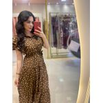 Vestido Catarina Marrom Coração