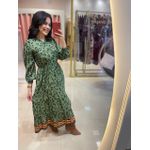 Vestido Veronica Verde Animal print